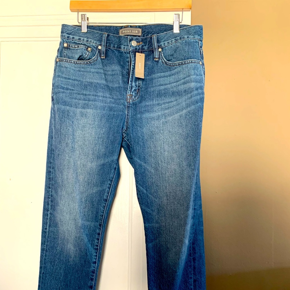 J Crew Point Sur Slim Straight Leg Jean sz29P NWT